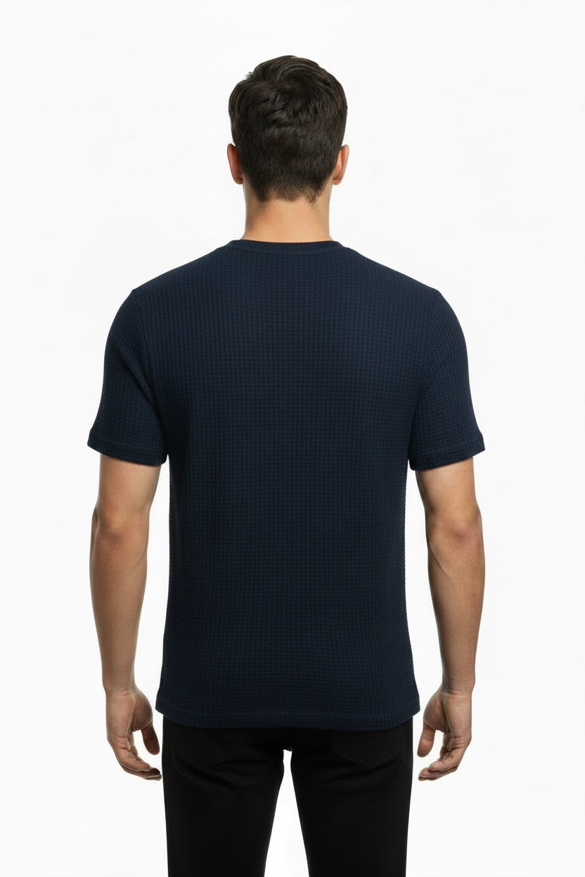 T-shirt BOSS Homme Col Rond Logo – Bleu Marine